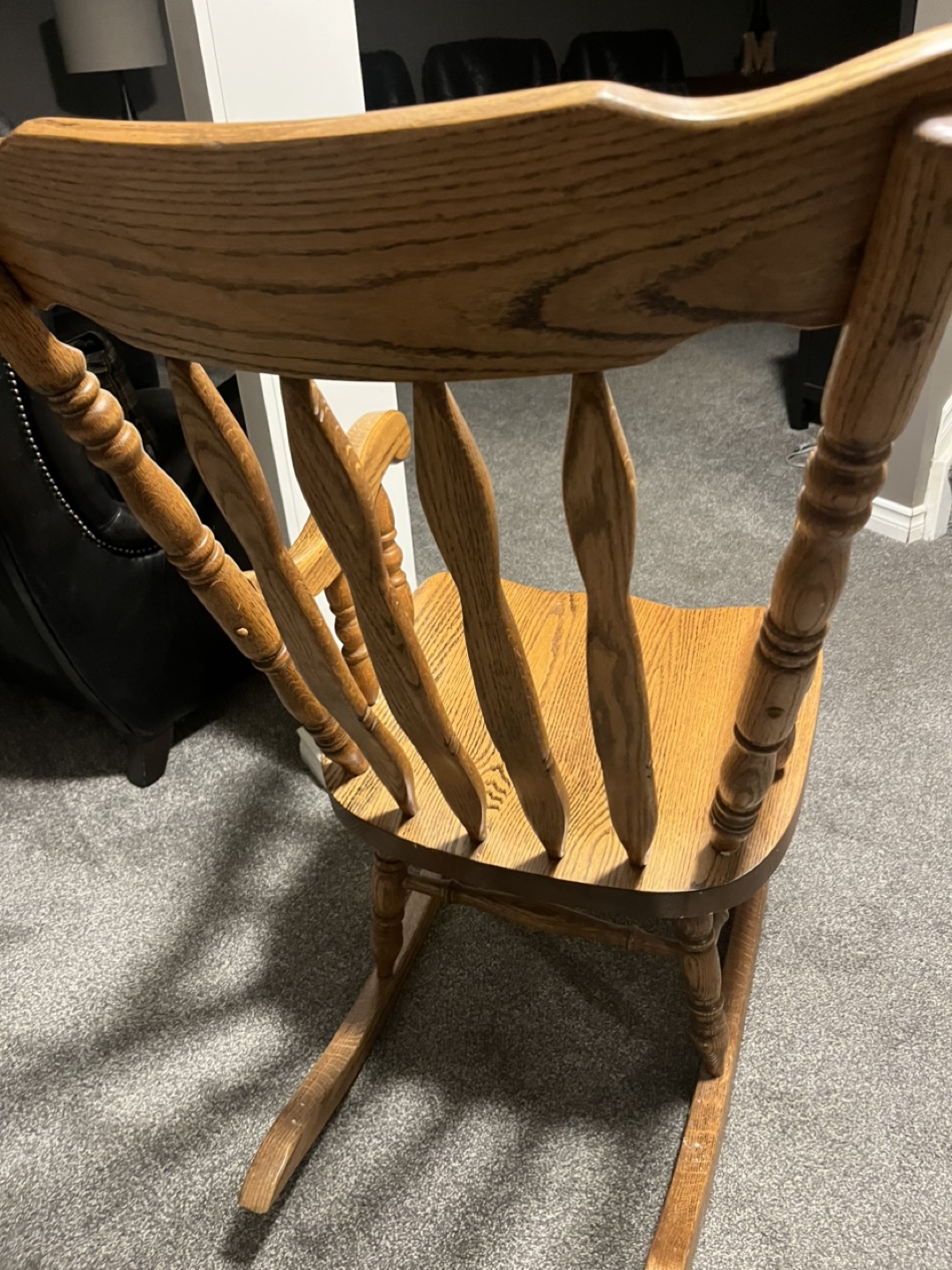 Solid Wood Rocking Chair - photo 4