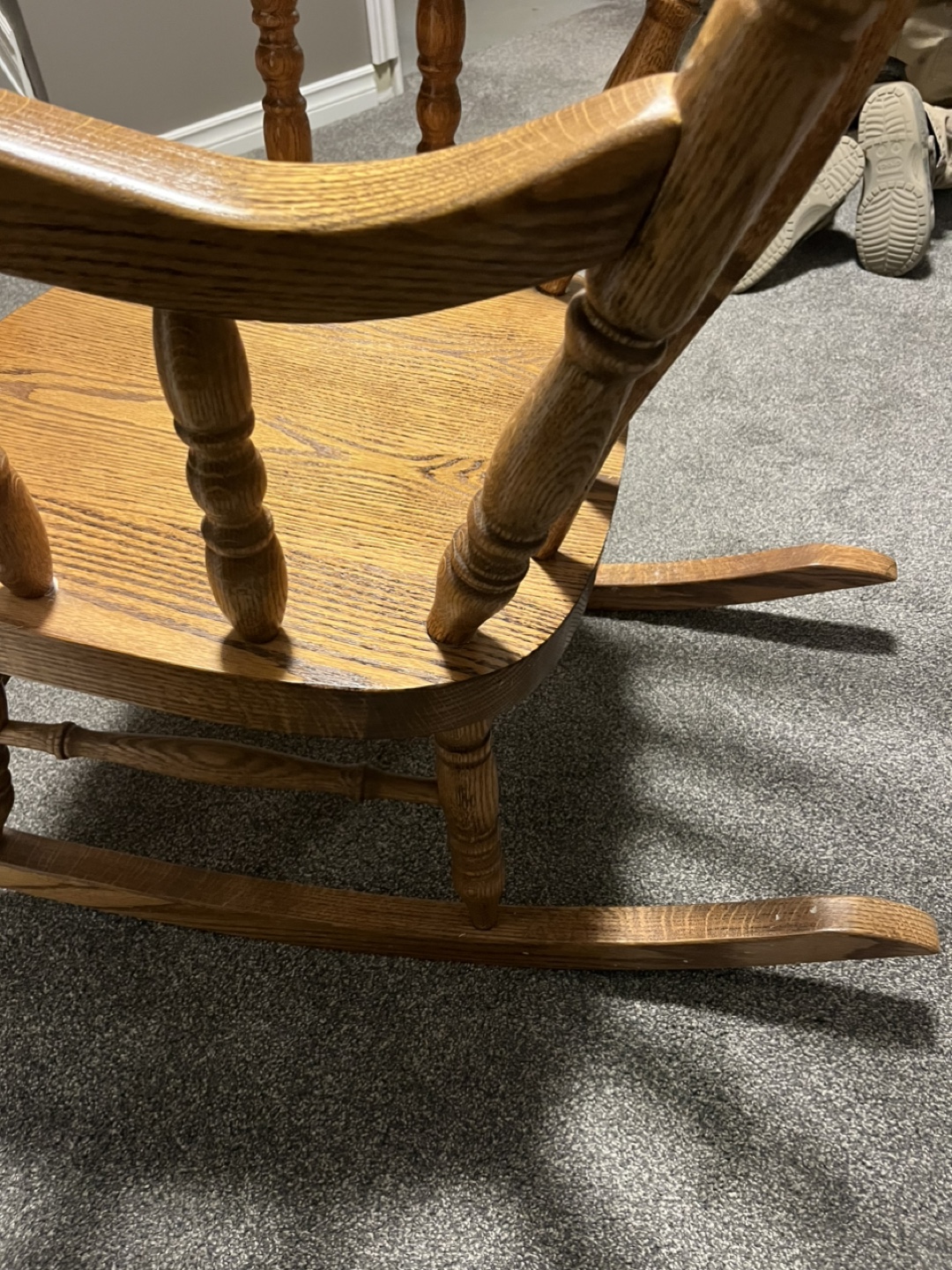 Solid Wood Rocking Chair - photo 3