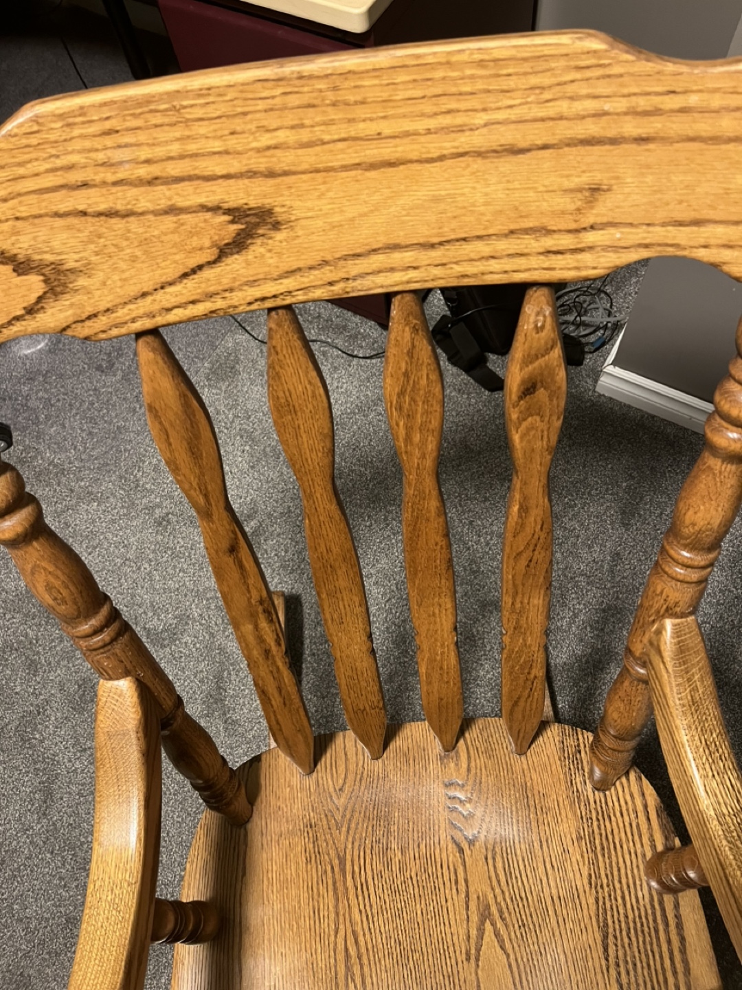 Solid Wood Rocking Chair - photo 2