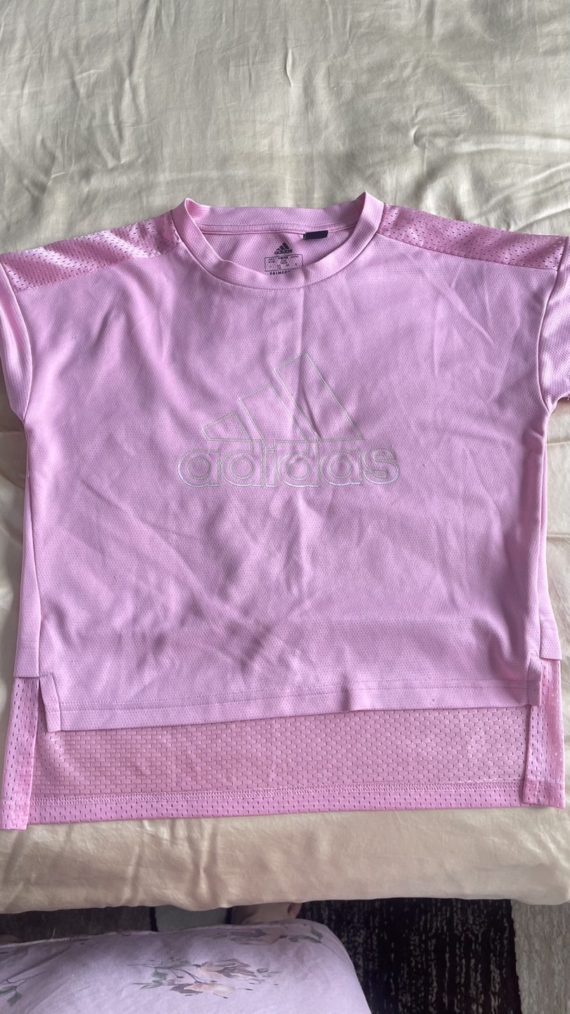 Girls' Adidas Pink Training T-Shirt