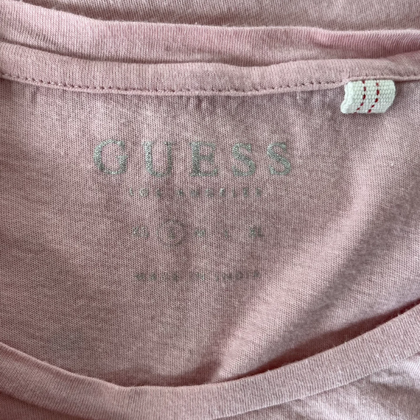 Guess Pink Beaded Vagabond Vibes T-Shirt image indicator(4)