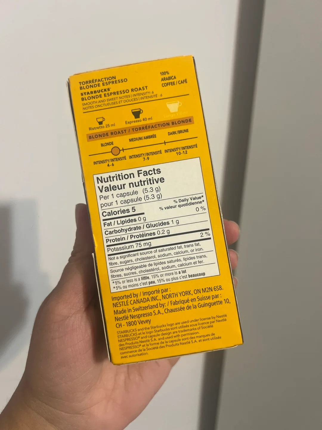 Starbucks BlondeRoast  Nespresso Pods - READ DESCRIPTION image indicator(2)