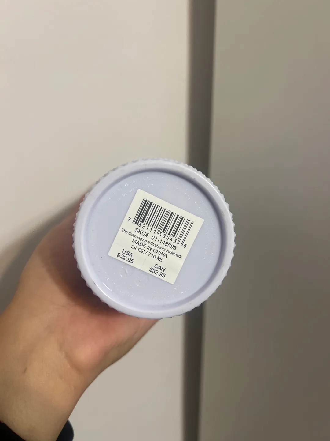 BRAND NEW - Starbucks White Studded Cold Cup image indicator(2)