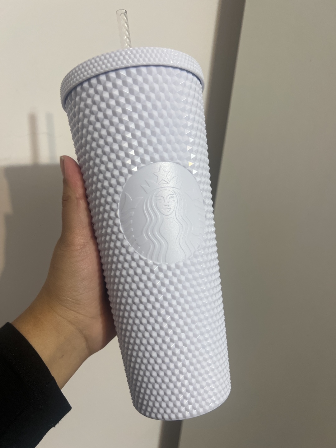 BRAND NEW - Starbucks White Studded Cold Cup
