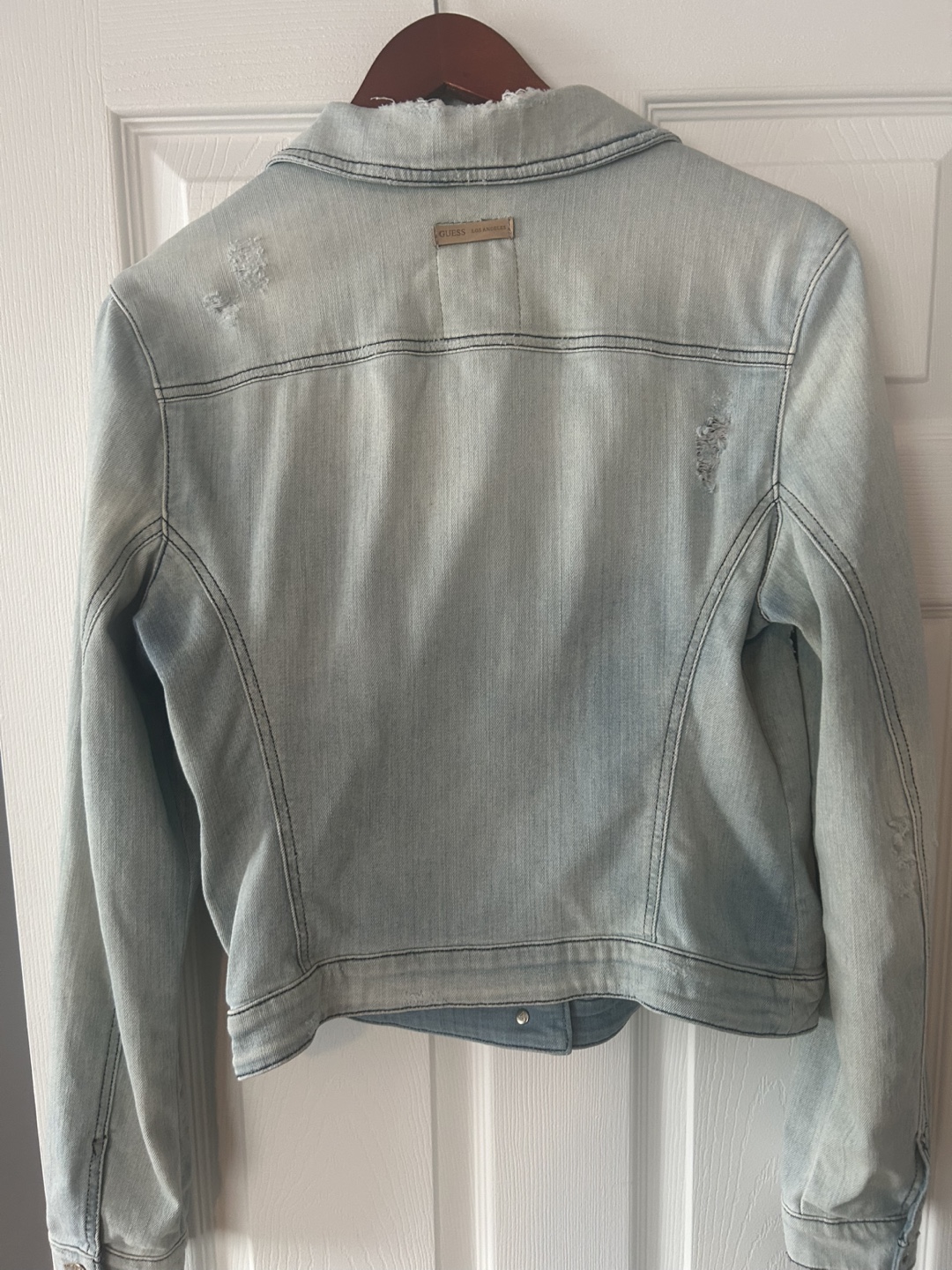 Vintage Guess Light Wash Denim Jacket - Size Large - photo 2