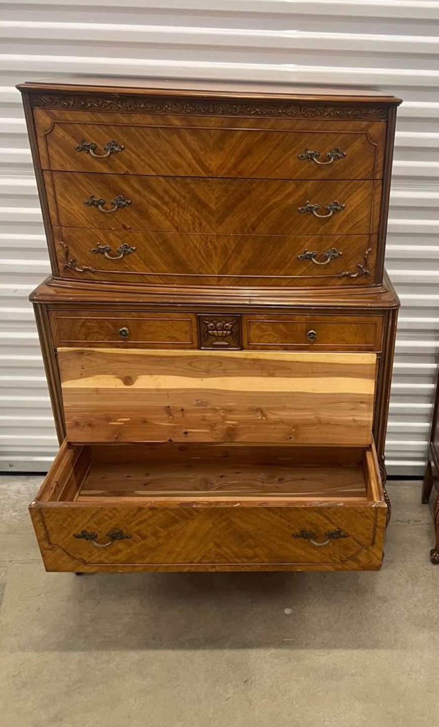 Vintage tallboy Dresser - photo 4