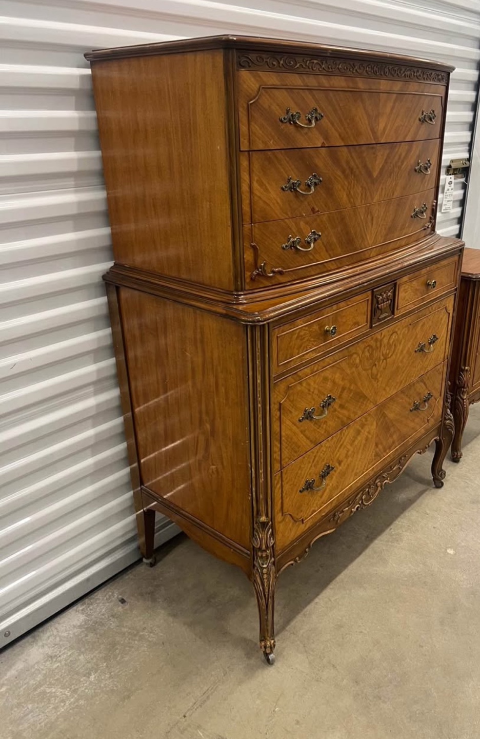 Vintage tallboy Dresser - photo 2