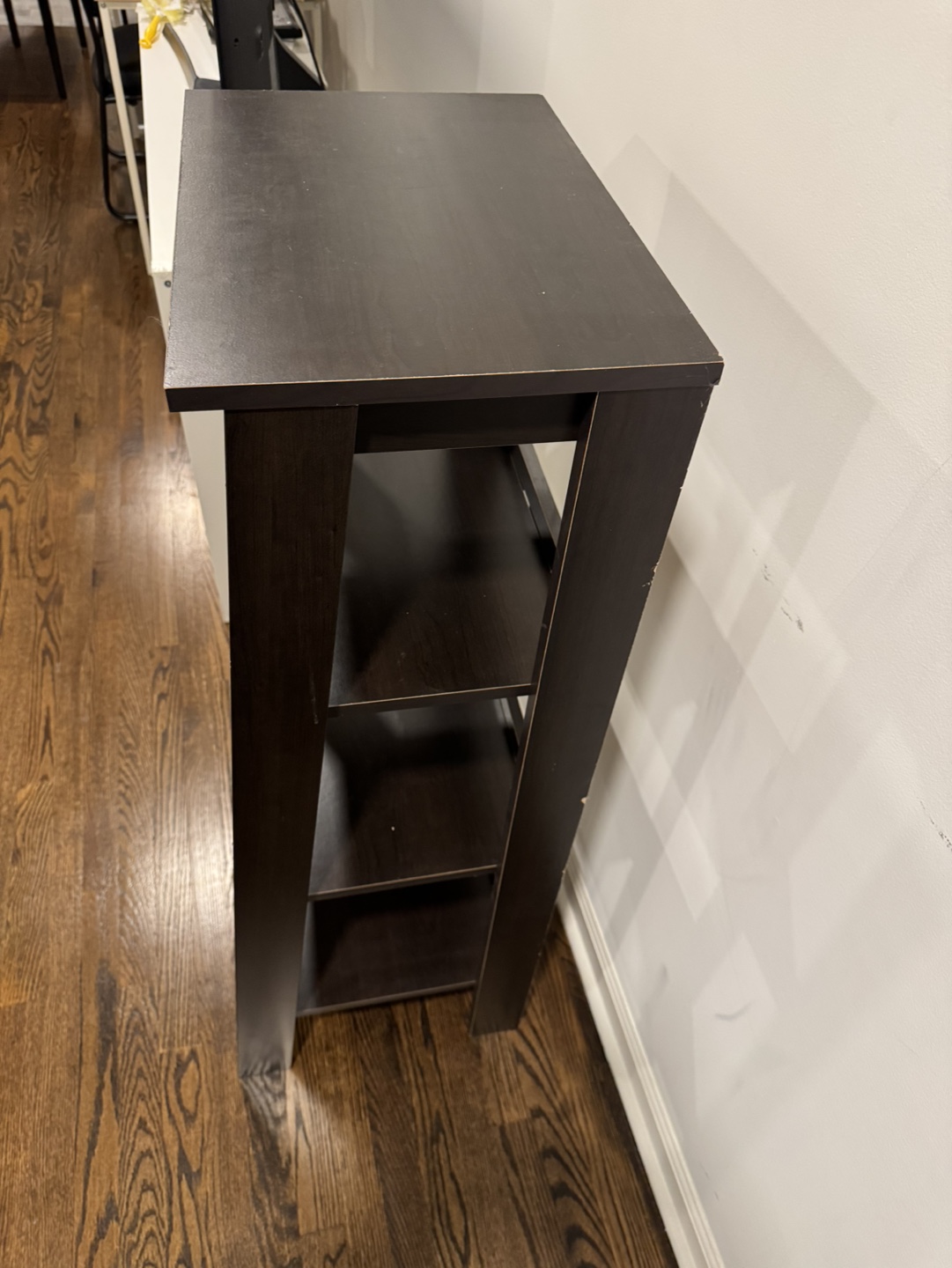 Dark Brown 4-Shelf Bookcase - photo 4