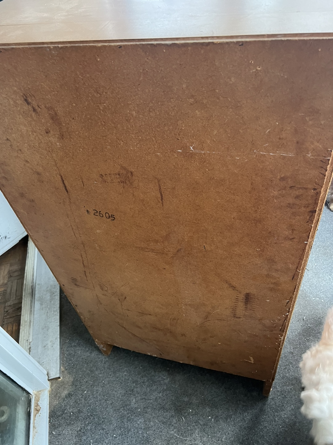 Very cute vintage wooden five drawer dresser - photo 4