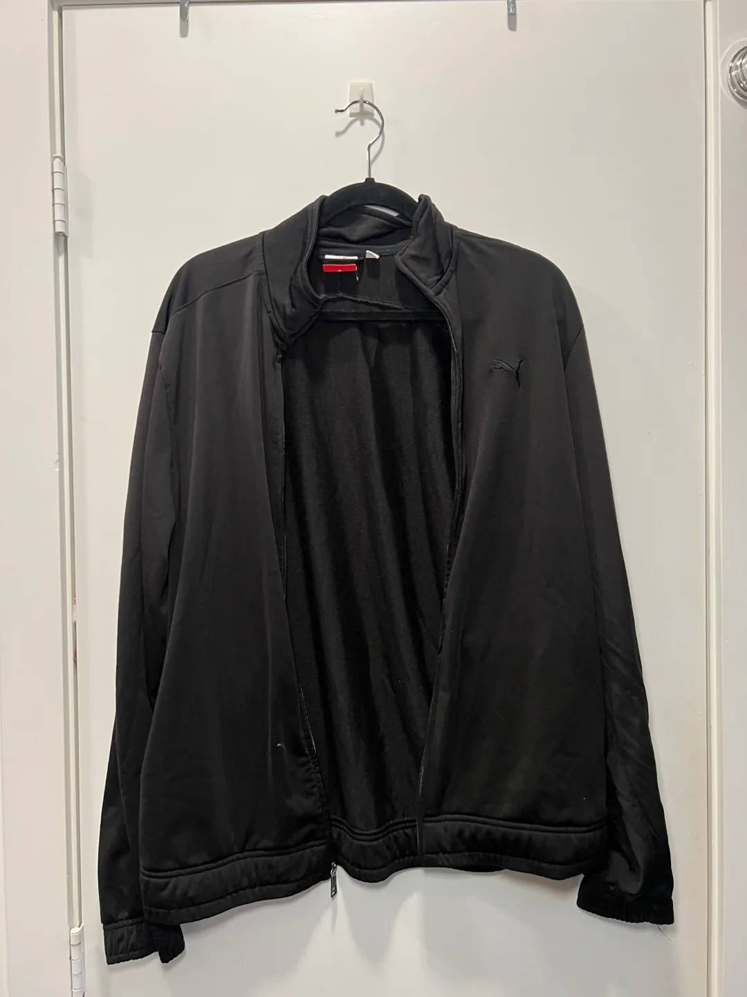 Puma Sport Lifestyle Black Zip-Up Track Jacket - Size M thumbnail