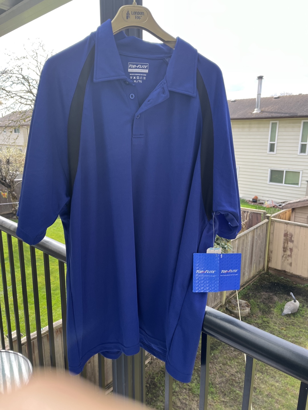 Top-Flite Men's XL Blue Polo Shirt - photo 2