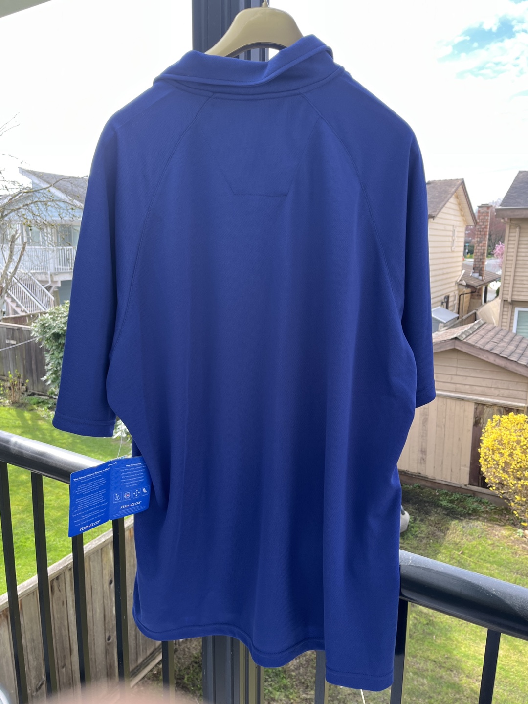 Top-Flite Men's XL Blue Polo Shirt - photo 3