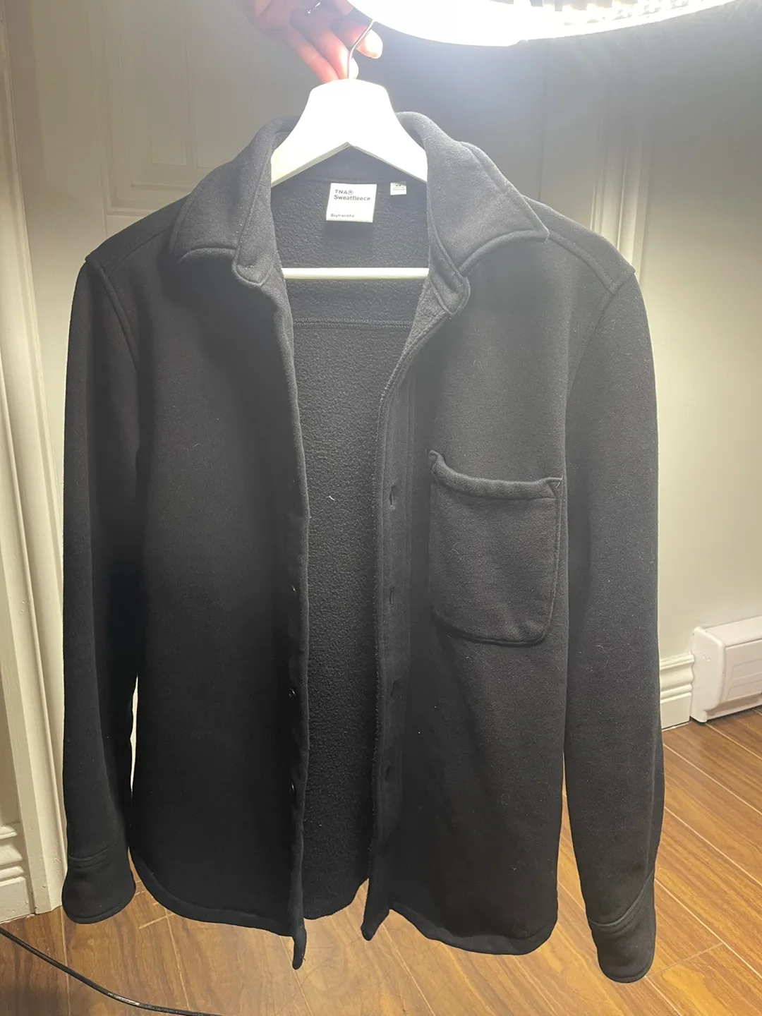 Todd Snyder + Champion Reverse Weave Fleece Shirt Jacket image indicator(2)