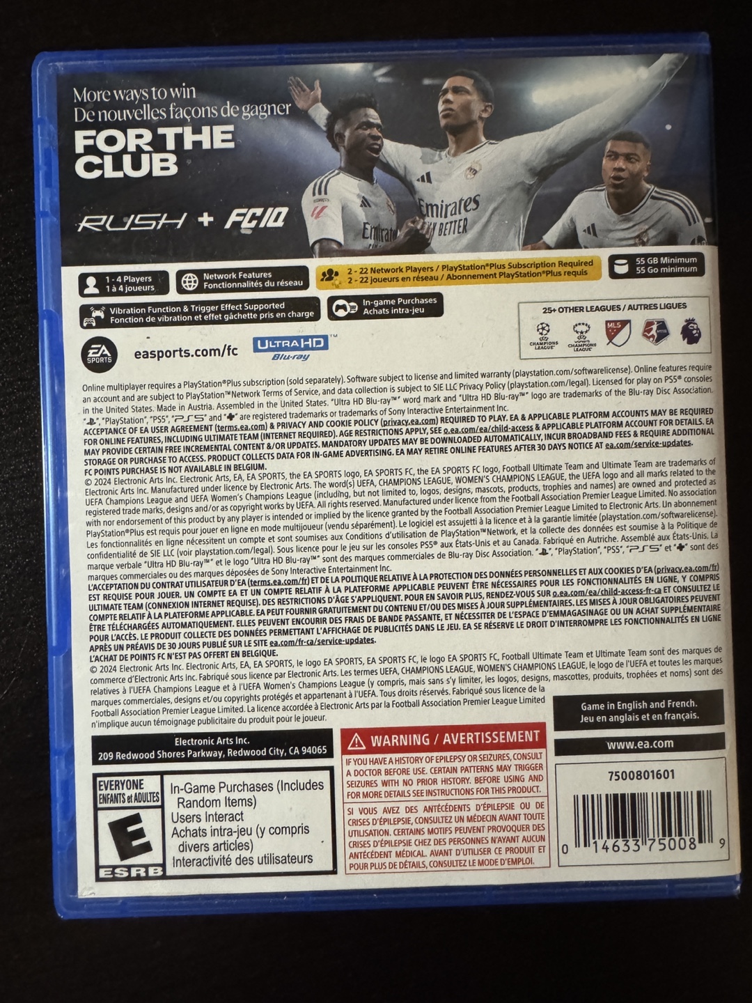FIFA 25 PS5 - New (I used it for about 2 weeks) - photo 2