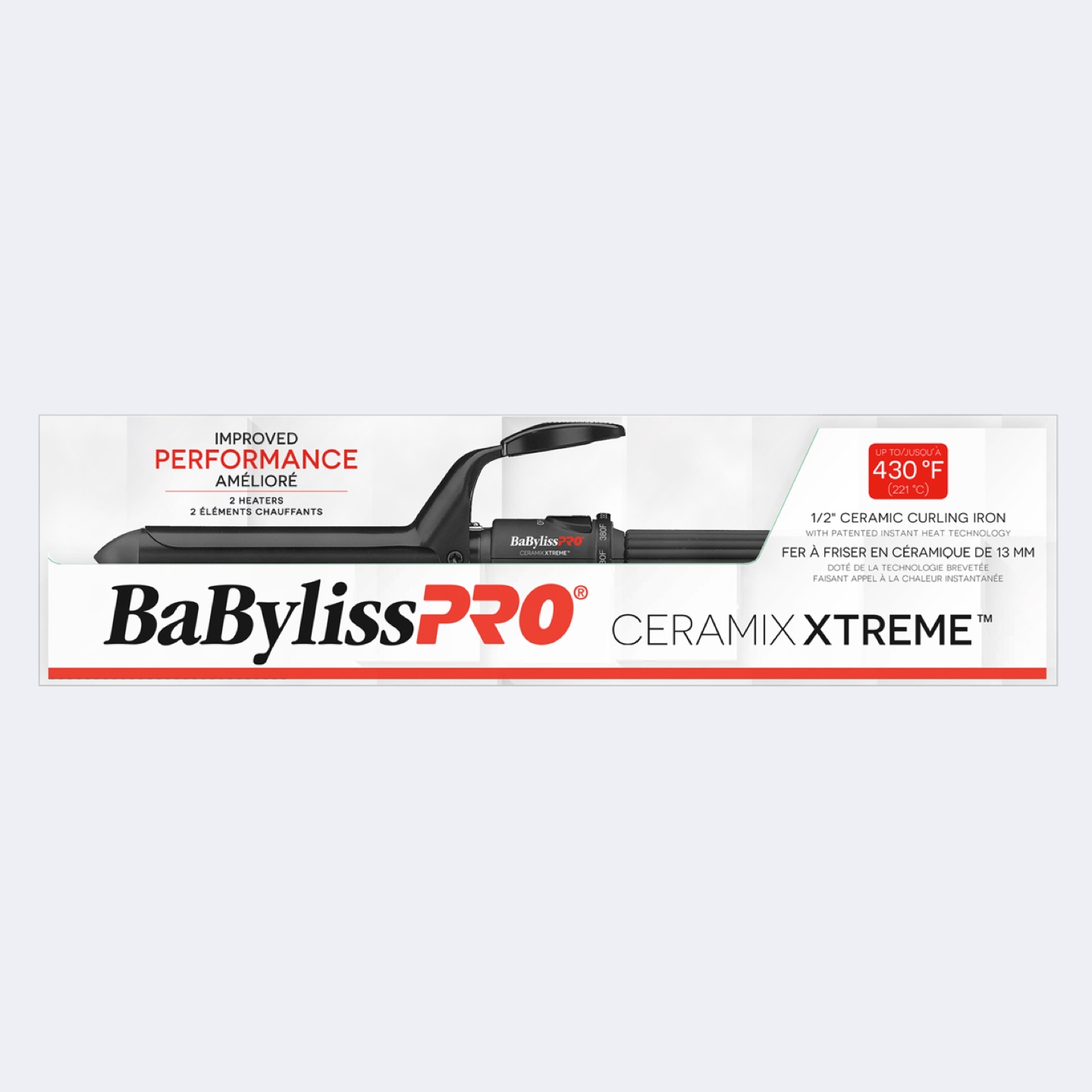 BaBylissPRO Ceramix Xtreme 1/2" Curling Iron