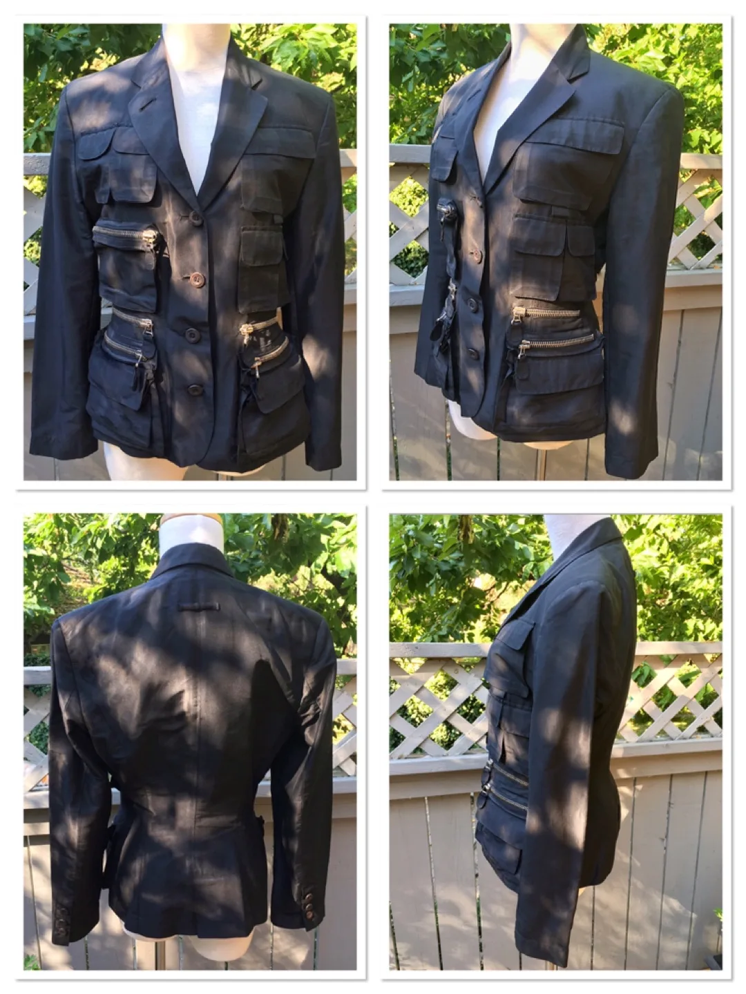 ⭐️Vintage JEAN PAUL GAULTIER 1990’s Black Military style jacket image indicator(6)