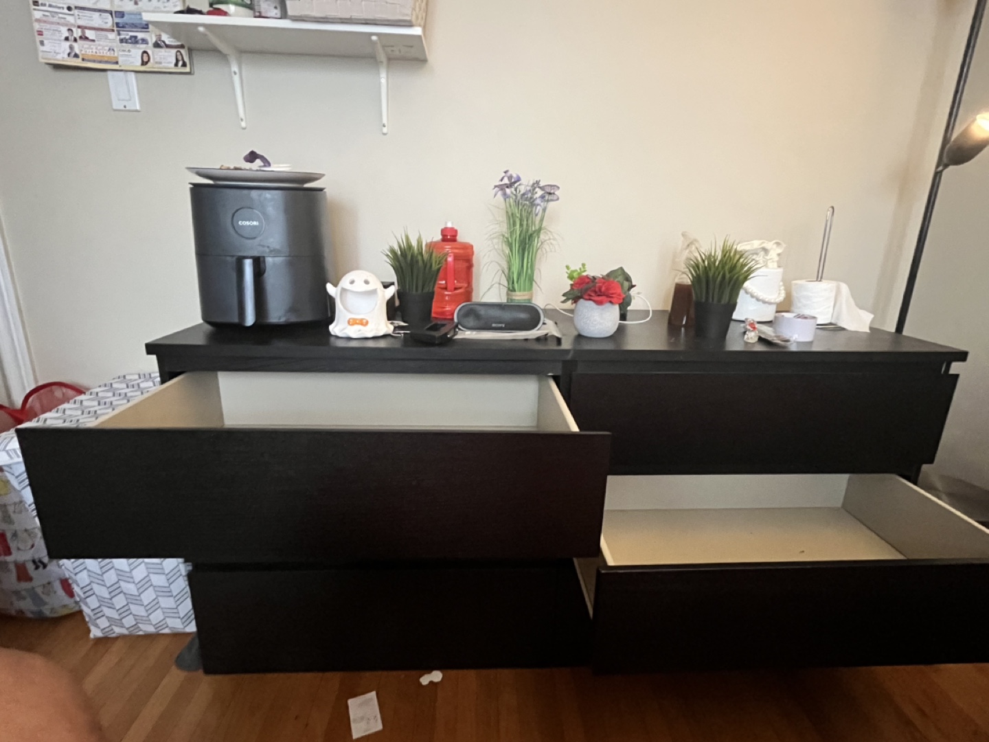 IKEA MALM 6-Drawer Dresser - Black-Brown - photo 4