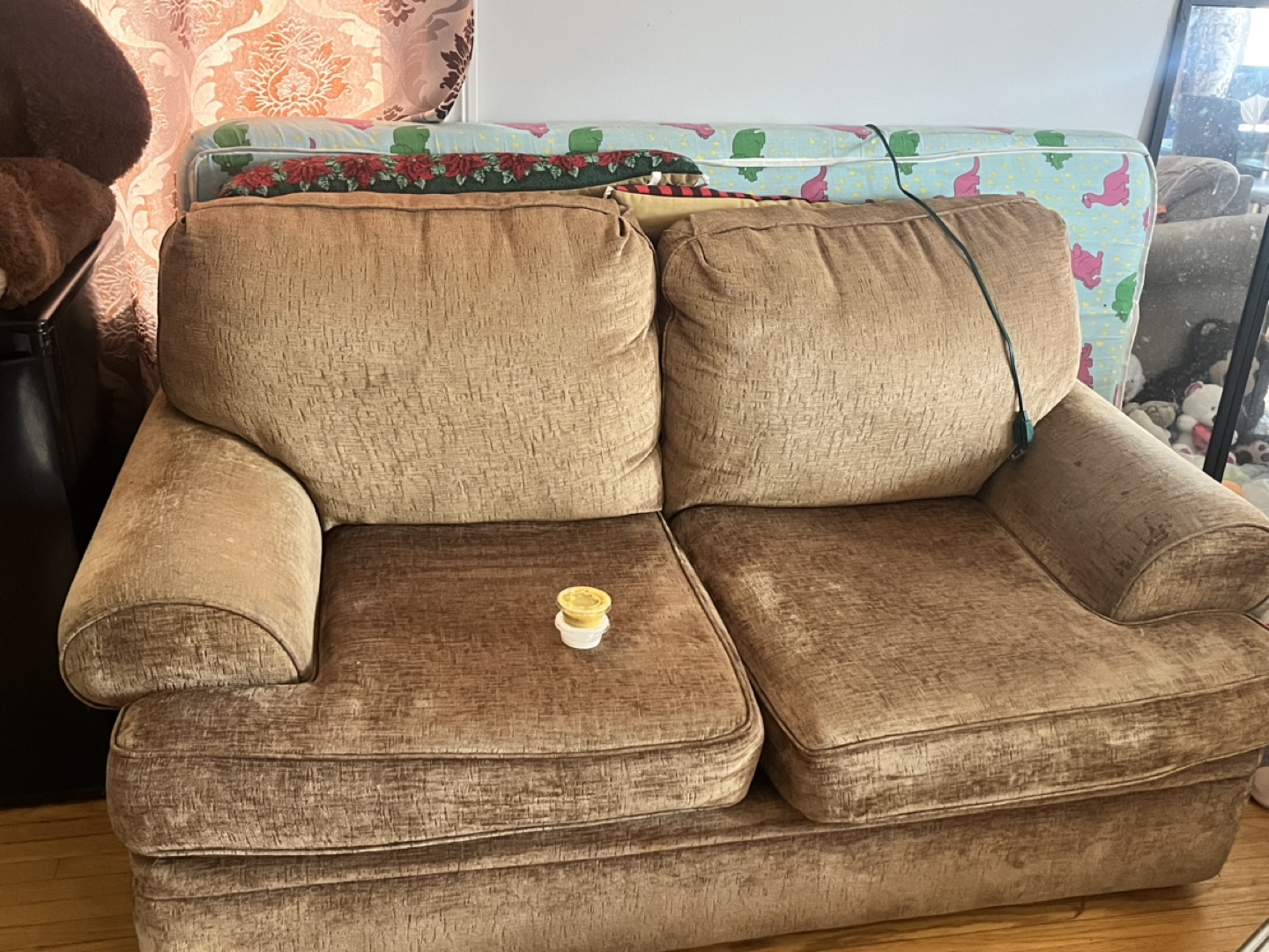 Brown Loveseat