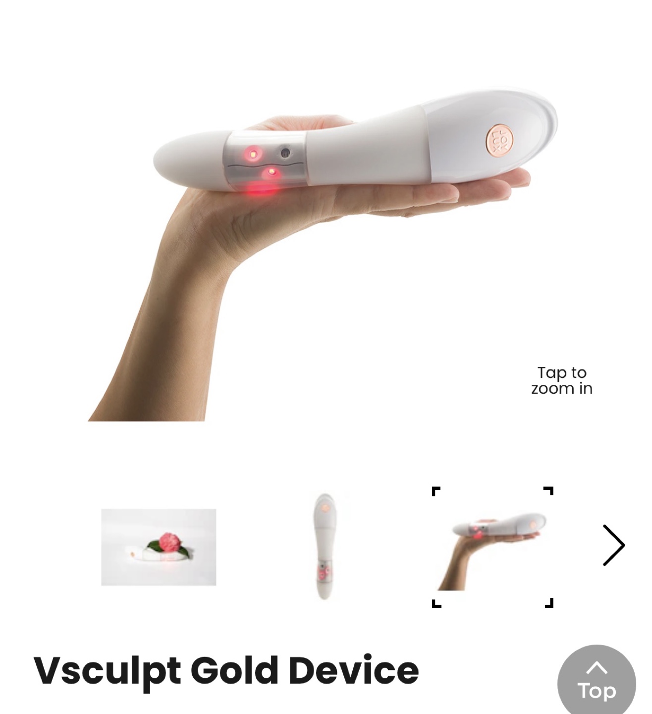 Vsculpt Red Light Wellness Gold Device - photo 5