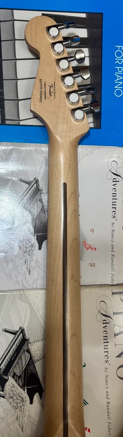 Squier Stratocaster Fender Electric Guitar - Black image indicator(5)