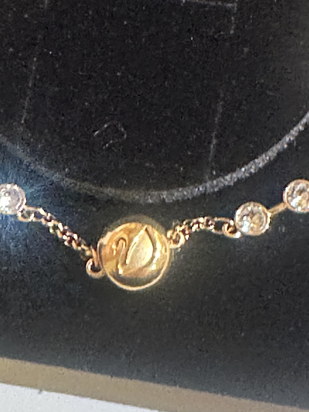 Swarovski gold-tone bracelet with clear crystals - photo 3