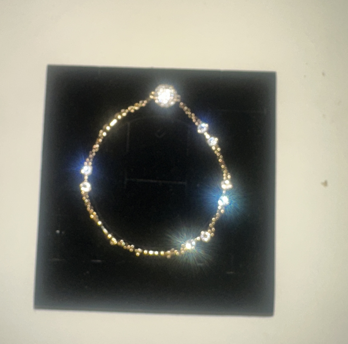 Swarovski gold-tone bracelet with clear crystals - photo 4