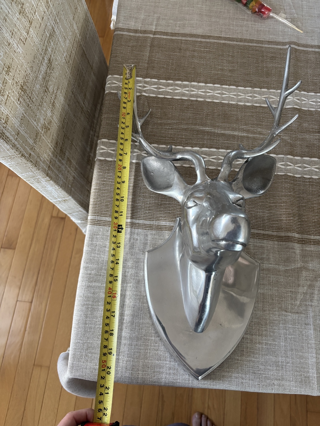 Aluminum Deer Head Wall Decor - photo 4