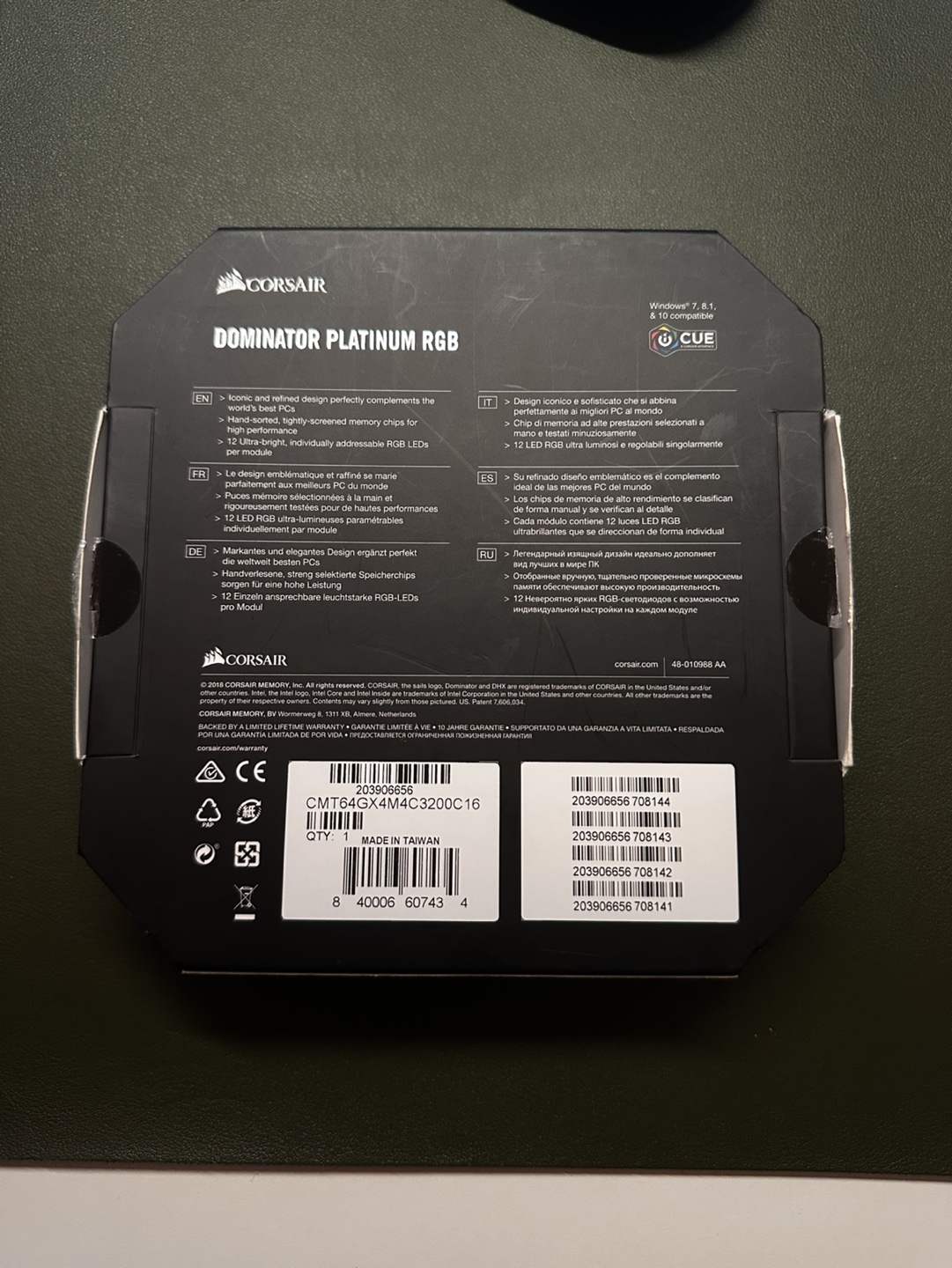 Corsair Dominator Platinum RGB 64GB (3200MHz) DDR4 RAM - photo 4