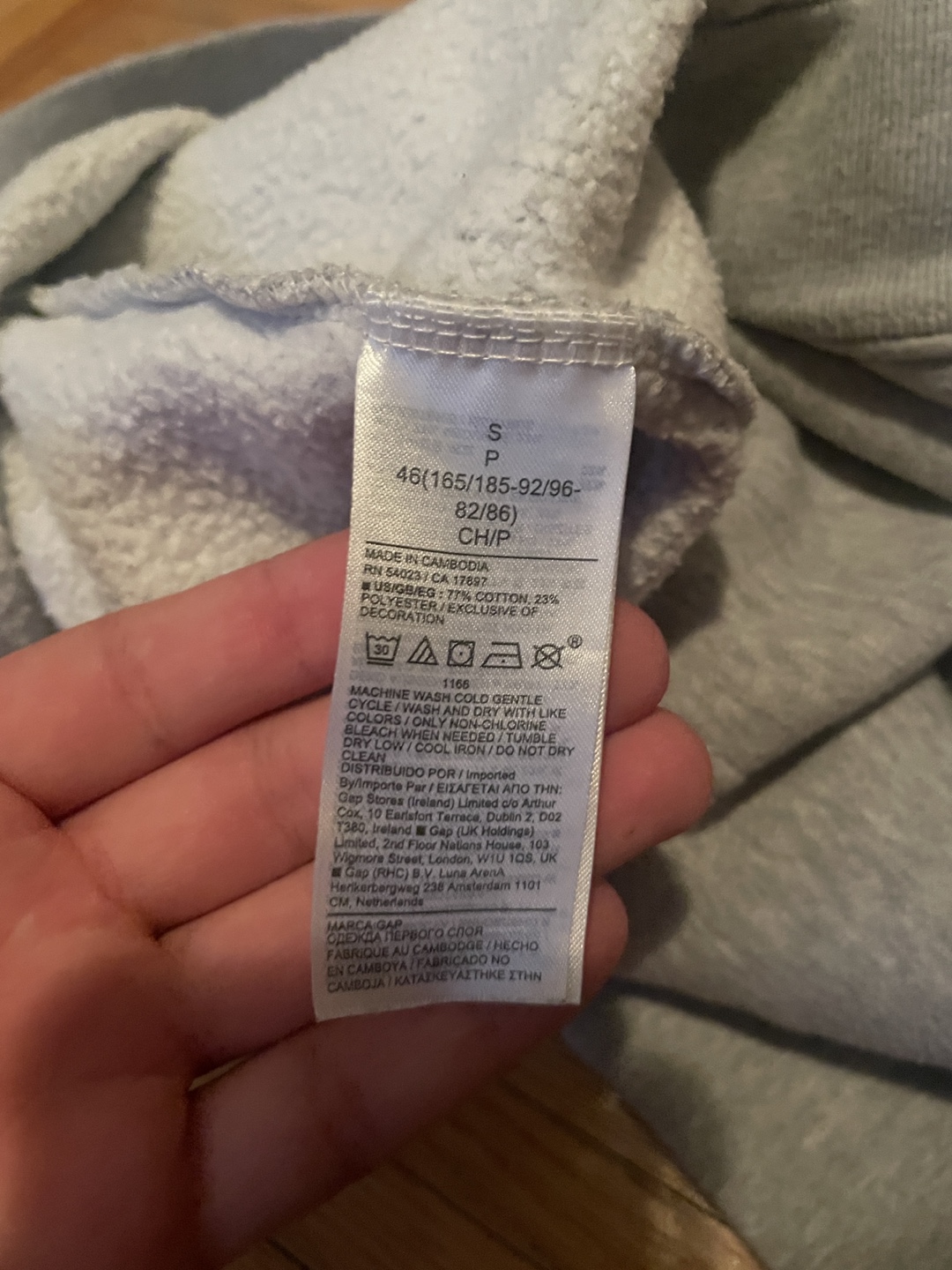 Gap Grey Hoodie Size Small - photo 4