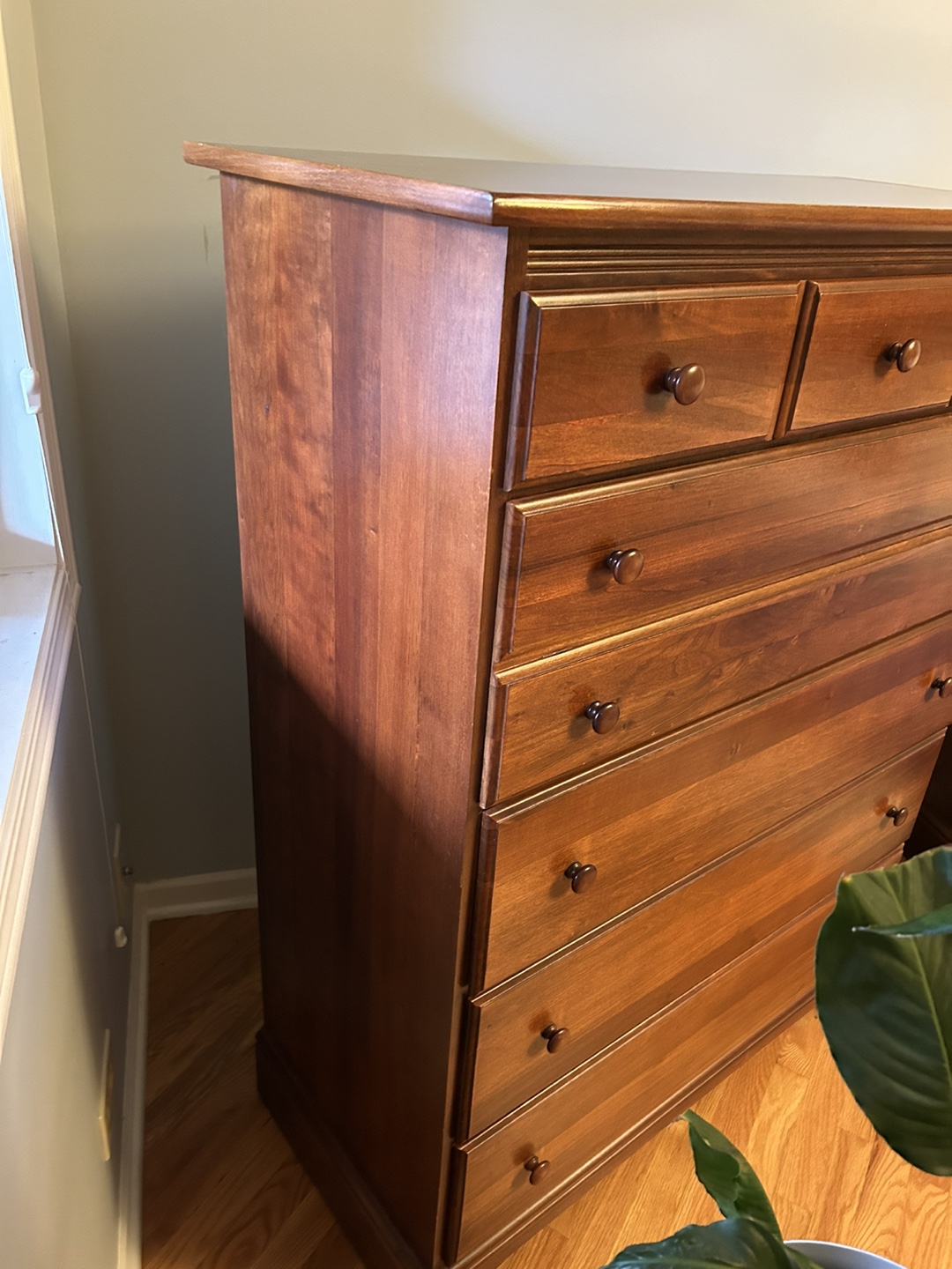Tall Wooden Chest of Drawers - photo 2