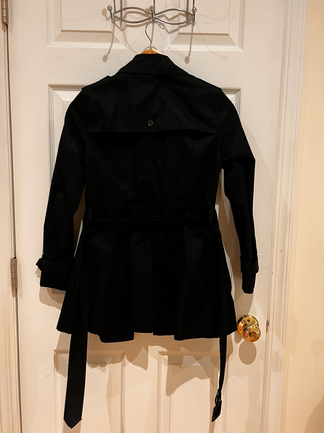 Banana Republic Petite XS Black Trench Coat - photo 2