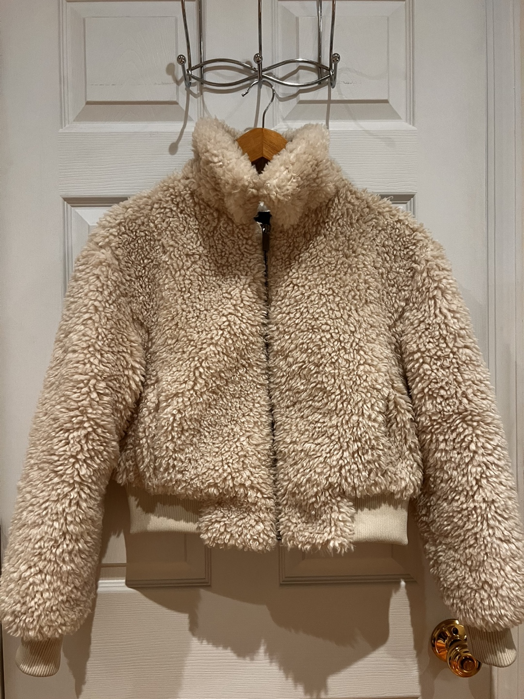 Sanctuary XS Cream Sherpa Jacket