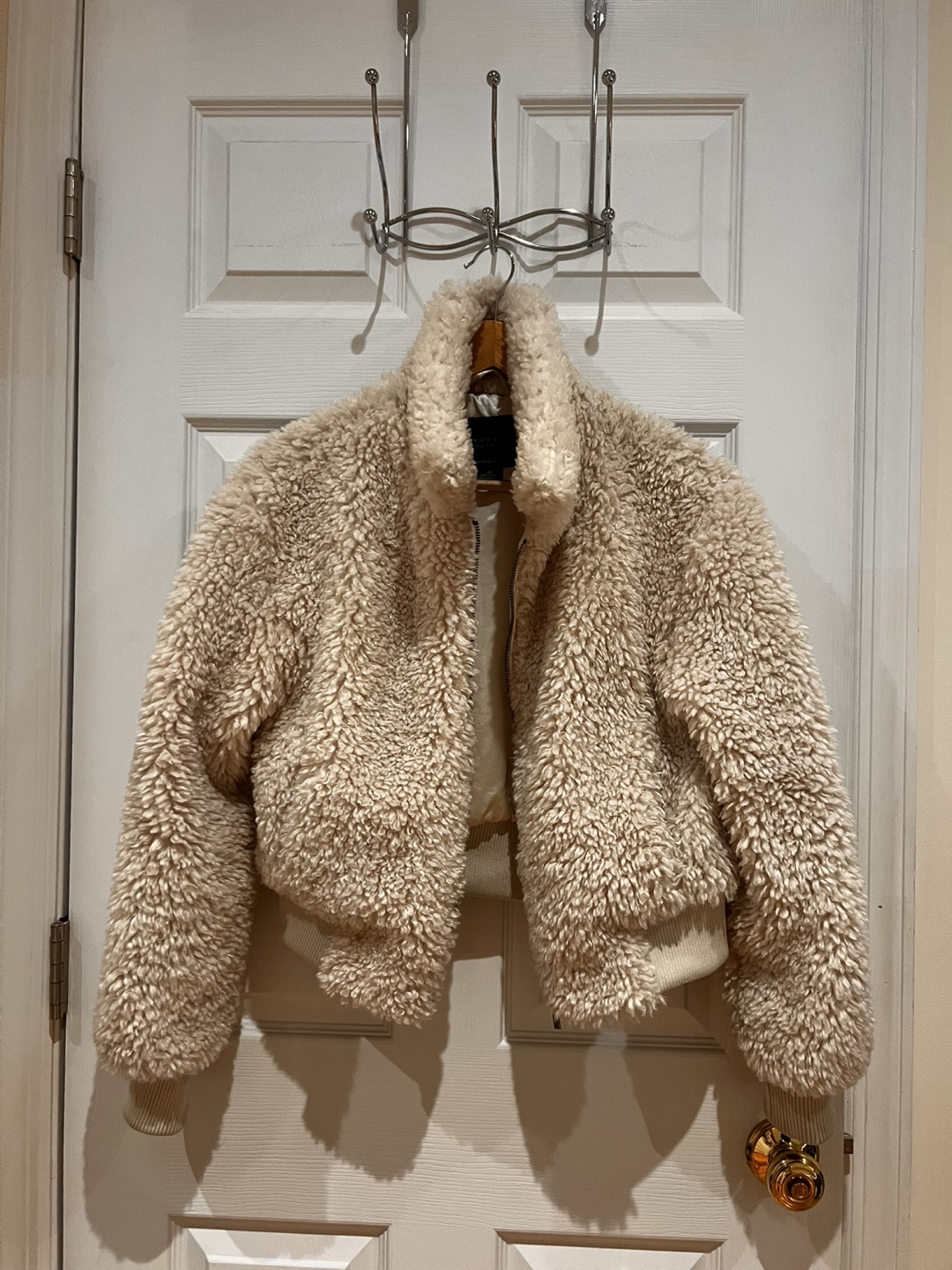 Sanctuary XS Cream Sherpa Jacket - photo 4