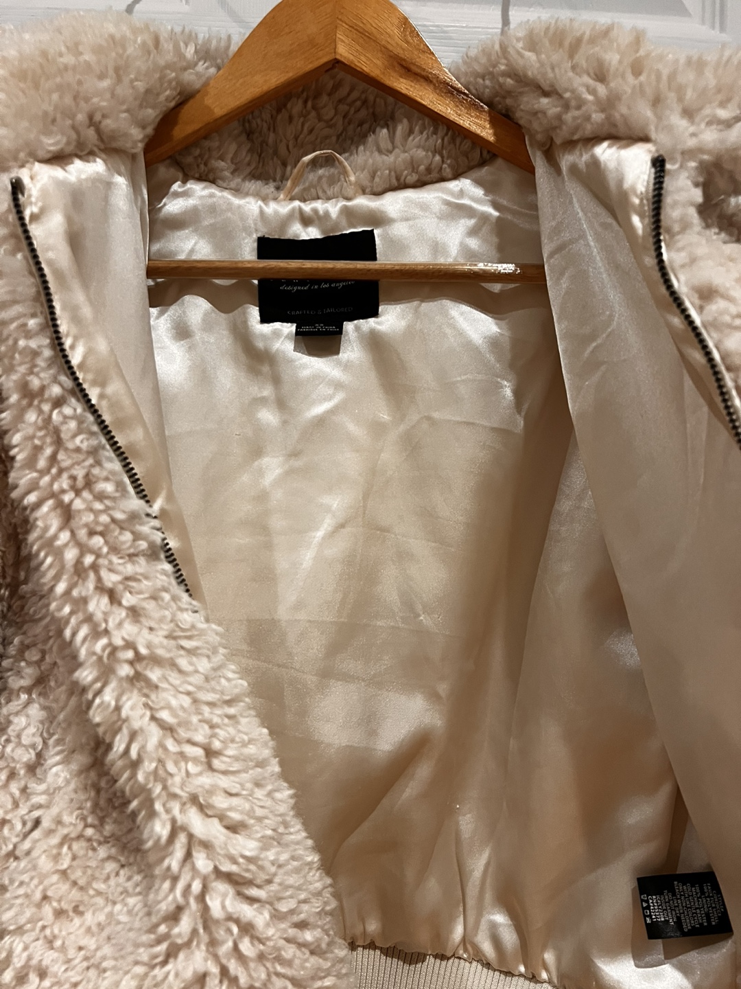 Sanctuary XS Cream Sherpa Jacket - photo 3