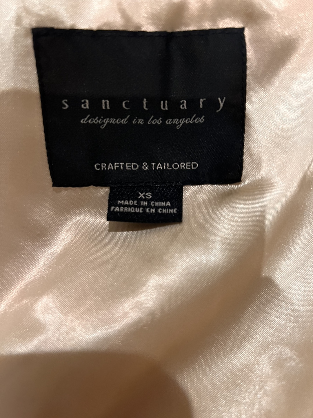 Sanctuary XS Cream Sherpa Jacket - photo 5