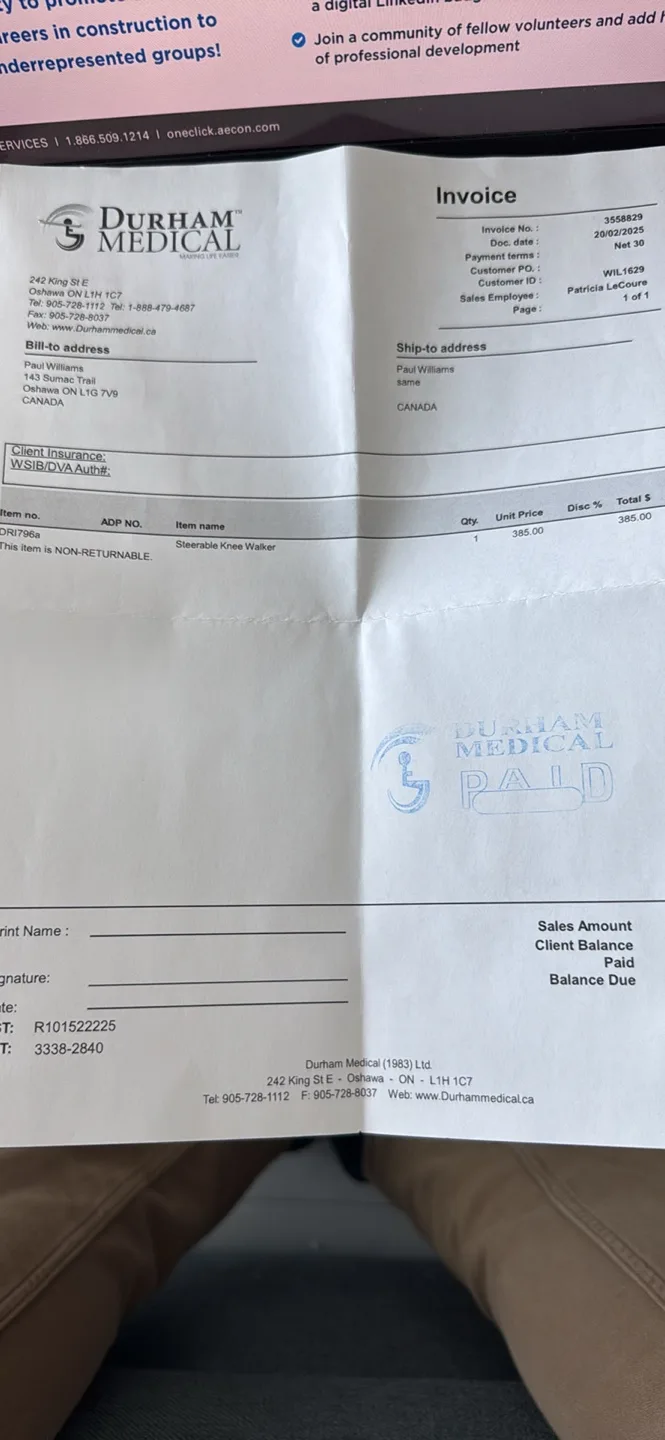 Drive Medical Steerable Knee Walker image indicator(5)