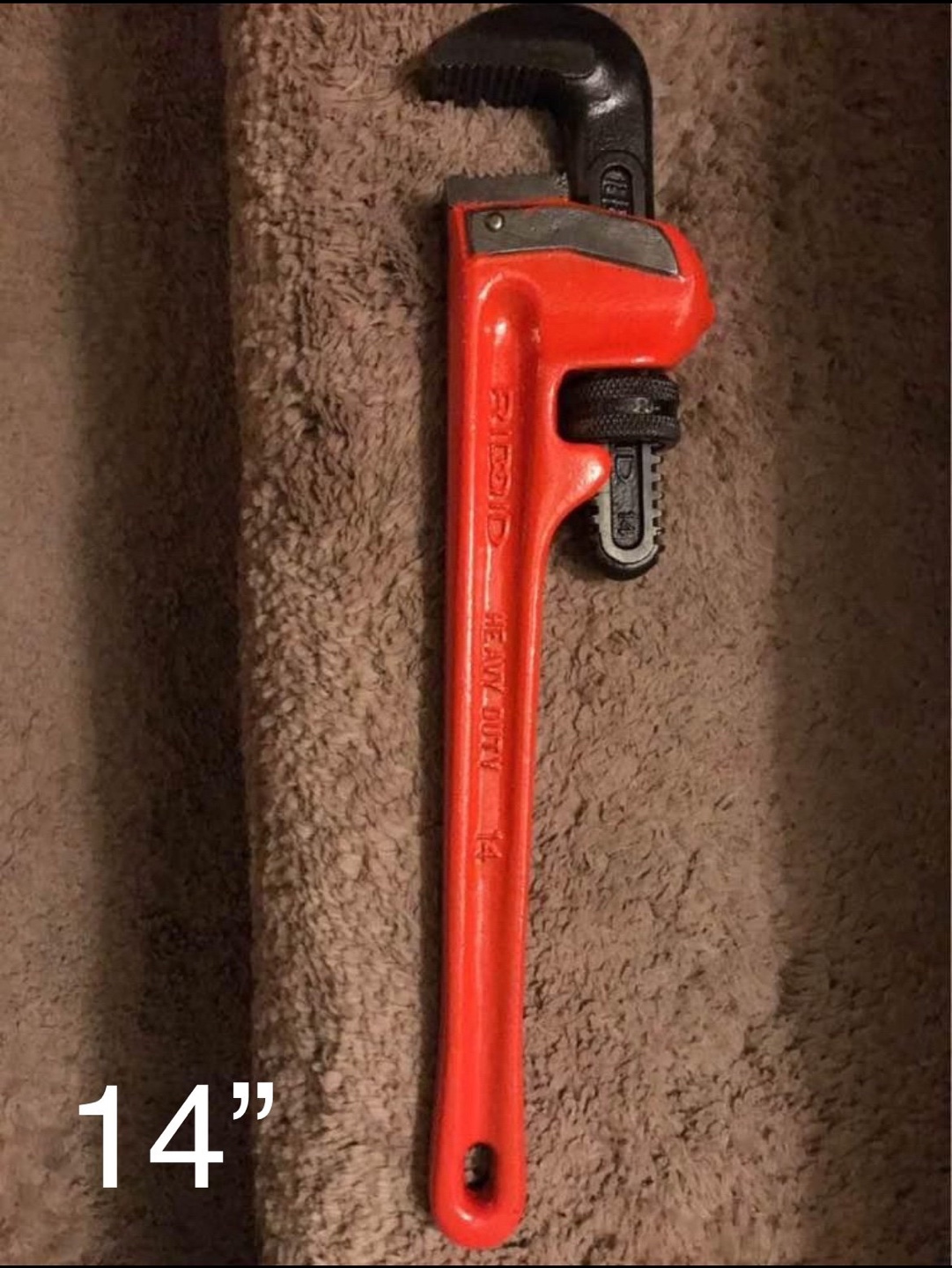 14" RIDGID Heavy-Duty Pipe Wrench