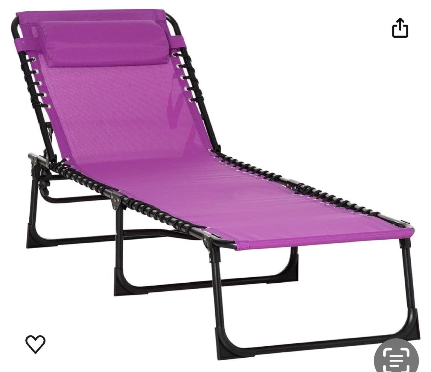Folding Lounge Chair x2