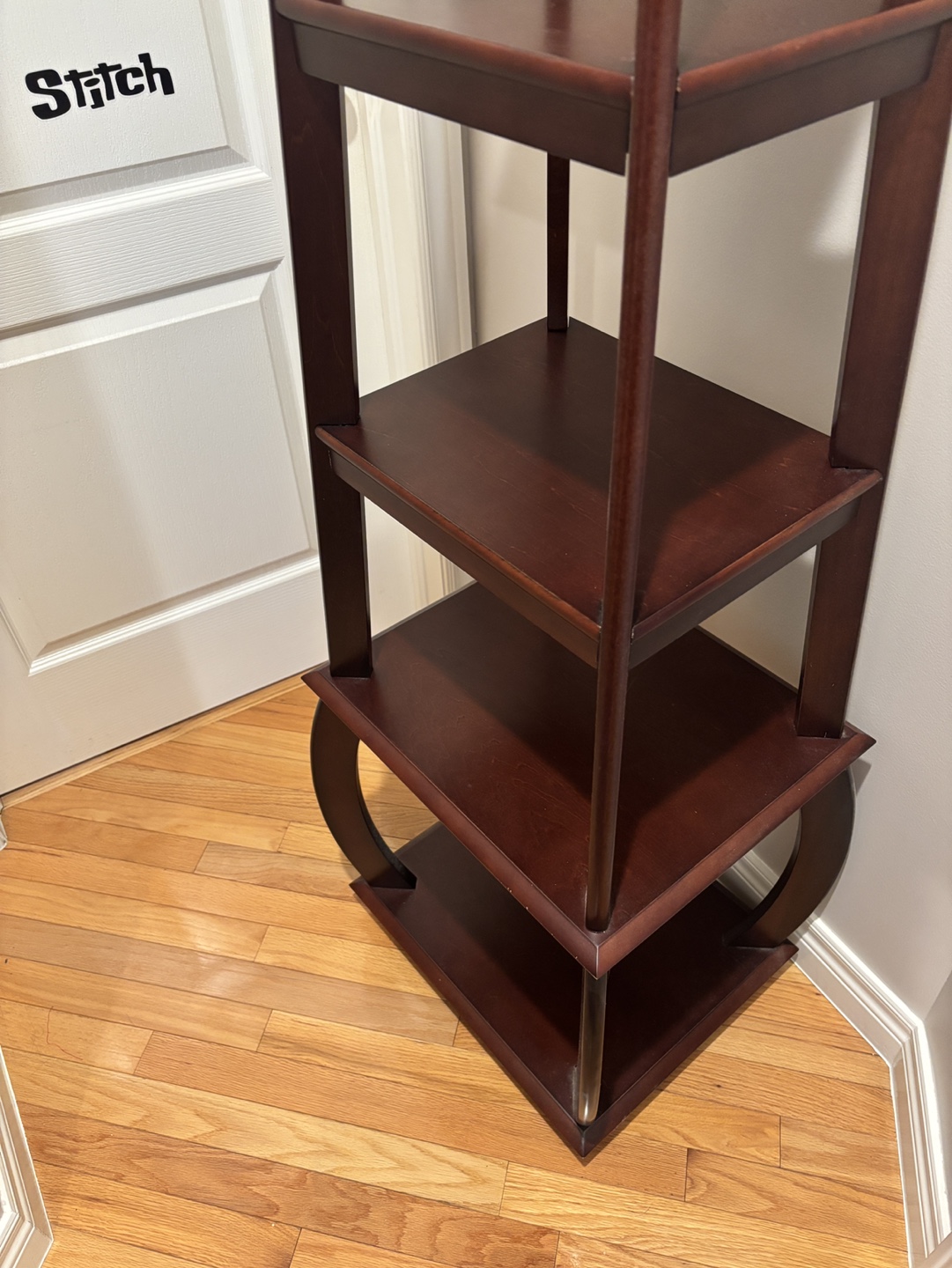 Tall Wooden Shelving Unit - photo 2