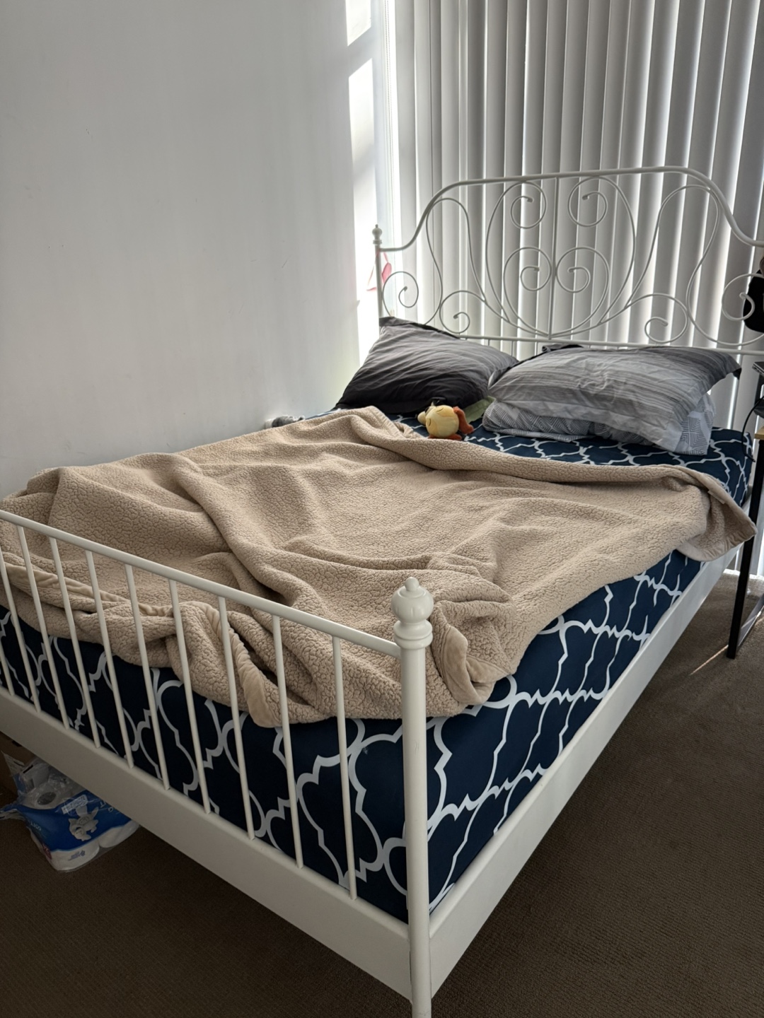 Queen Mattress and Bed Frame from IKEA