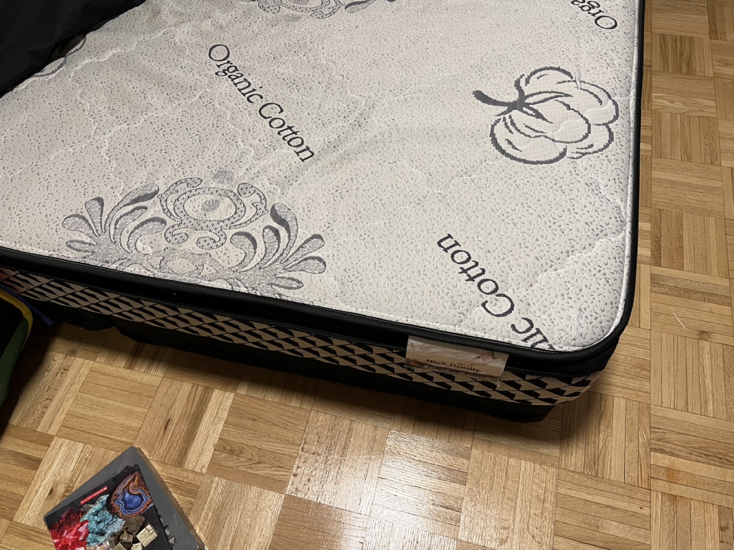 High Density Organic Cotton king Mattress and box spring