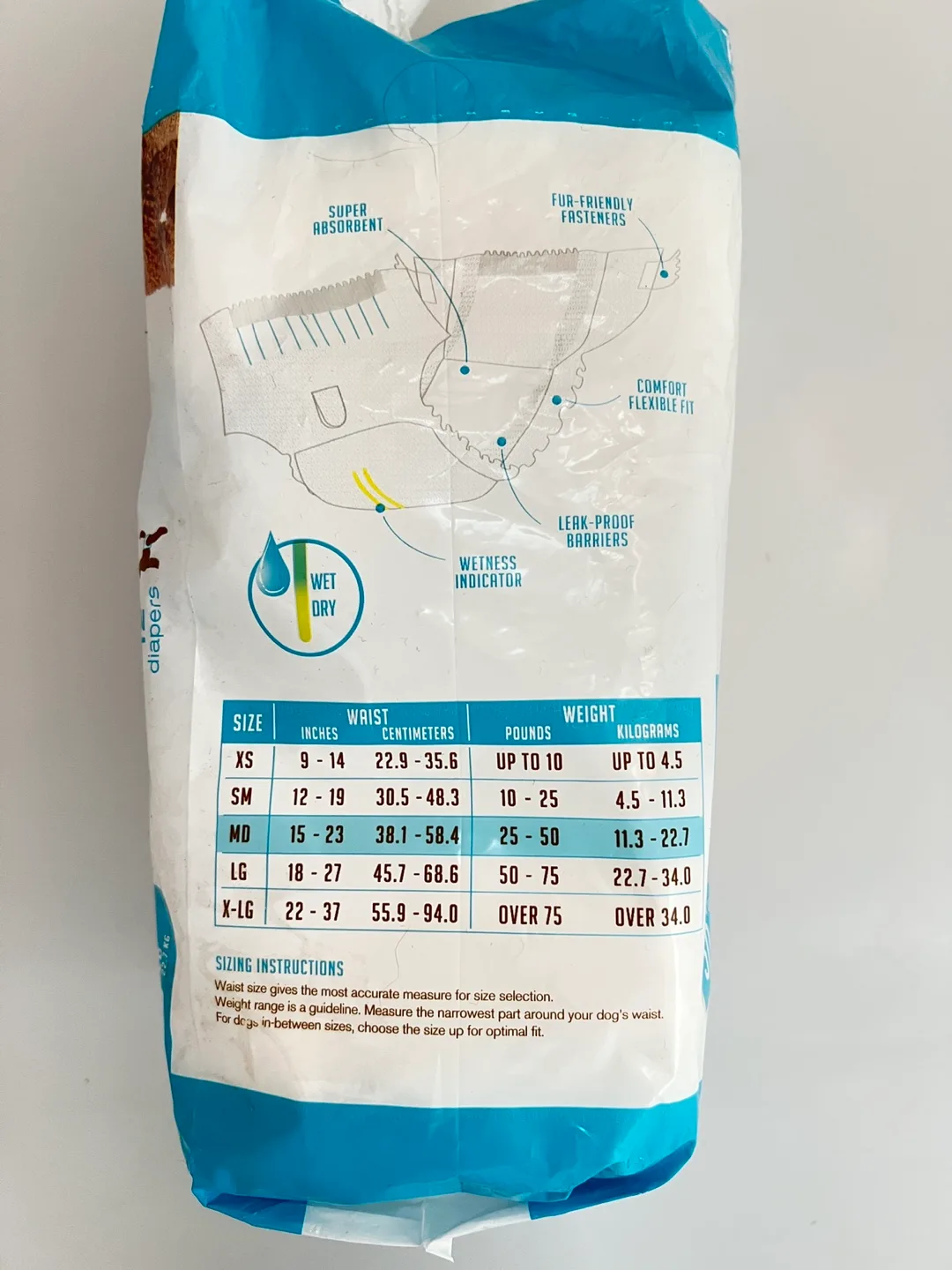 Essentials Disposable Dog Diapers - Size MD image indicator(2)