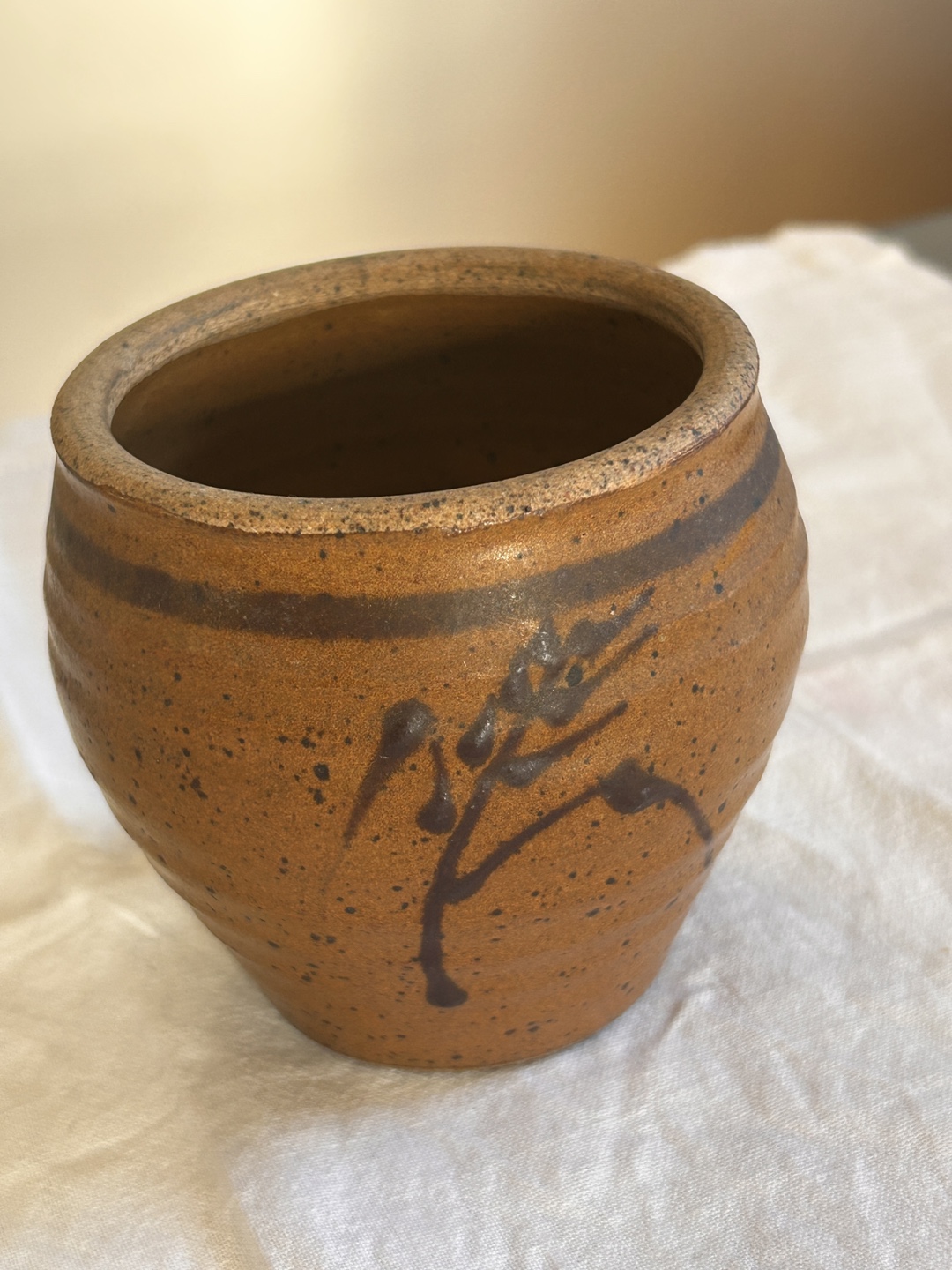 Hand-painted Pottery Vase