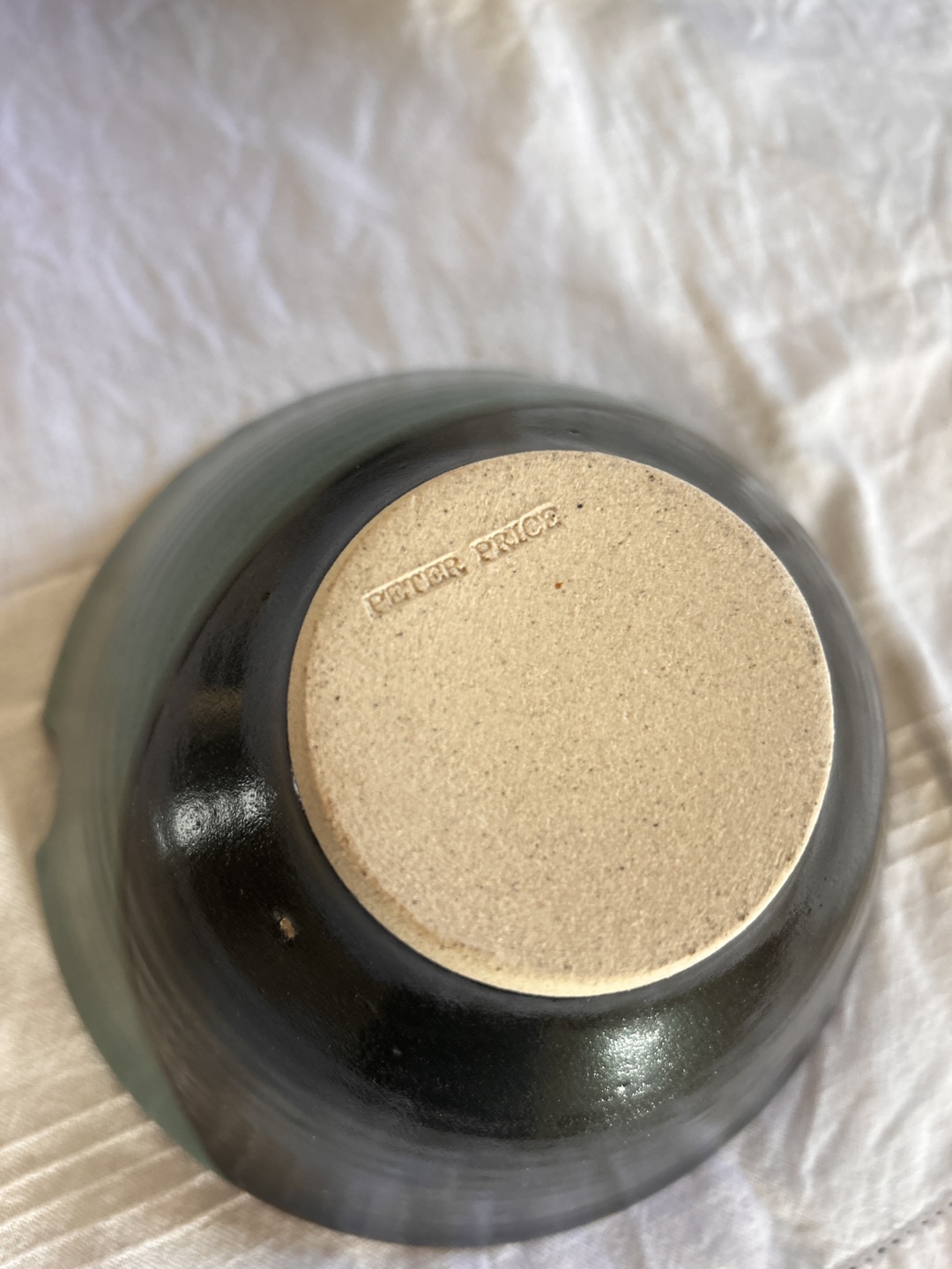 Set of four Peter Price ceramic bowls - photo 5
