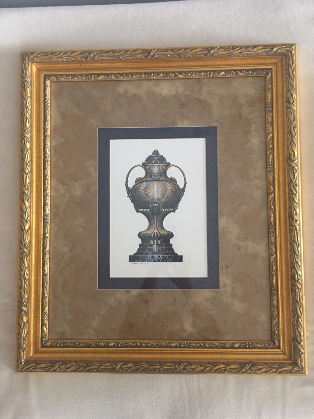 Framed Art Print of Athenian Vase H27in x W23in