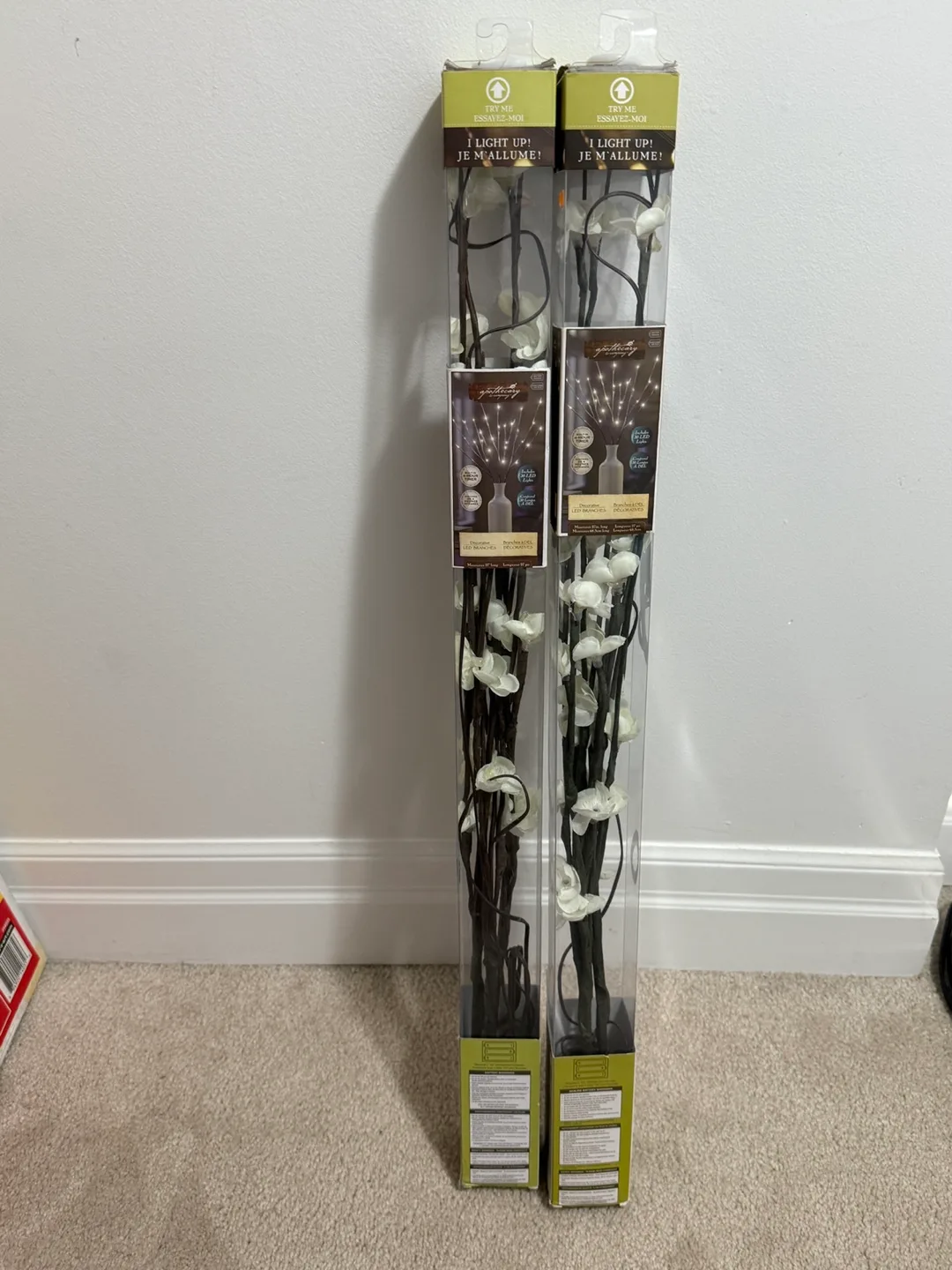 [New Boxed] Apothecary Light Up Decorative LED Branches - 2 Pack image indicator(4)