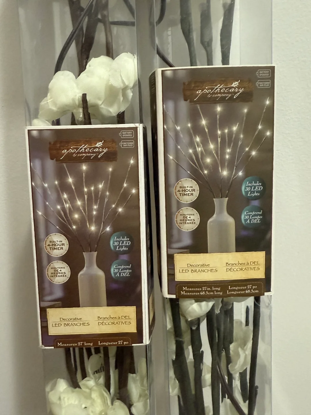 [New Boxed] Apothecary Light Up Decorative LED Branches - 2 Pack image indicator(3)
