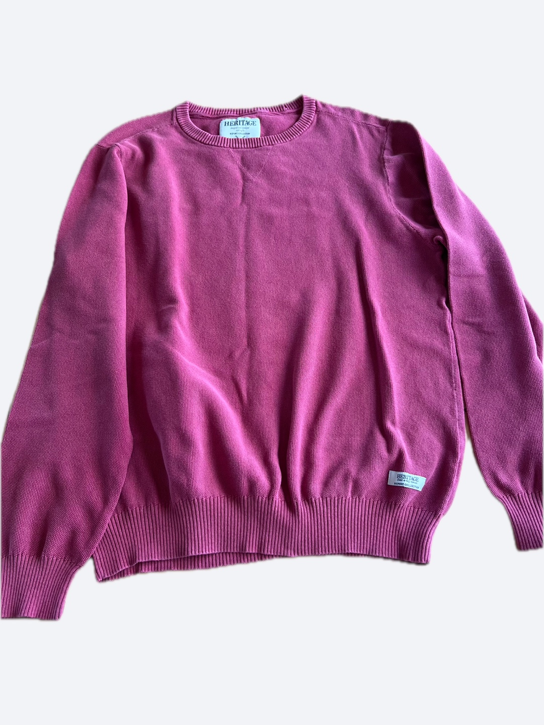 Heritage Mens Pink Crewneck Sweater - photo 2