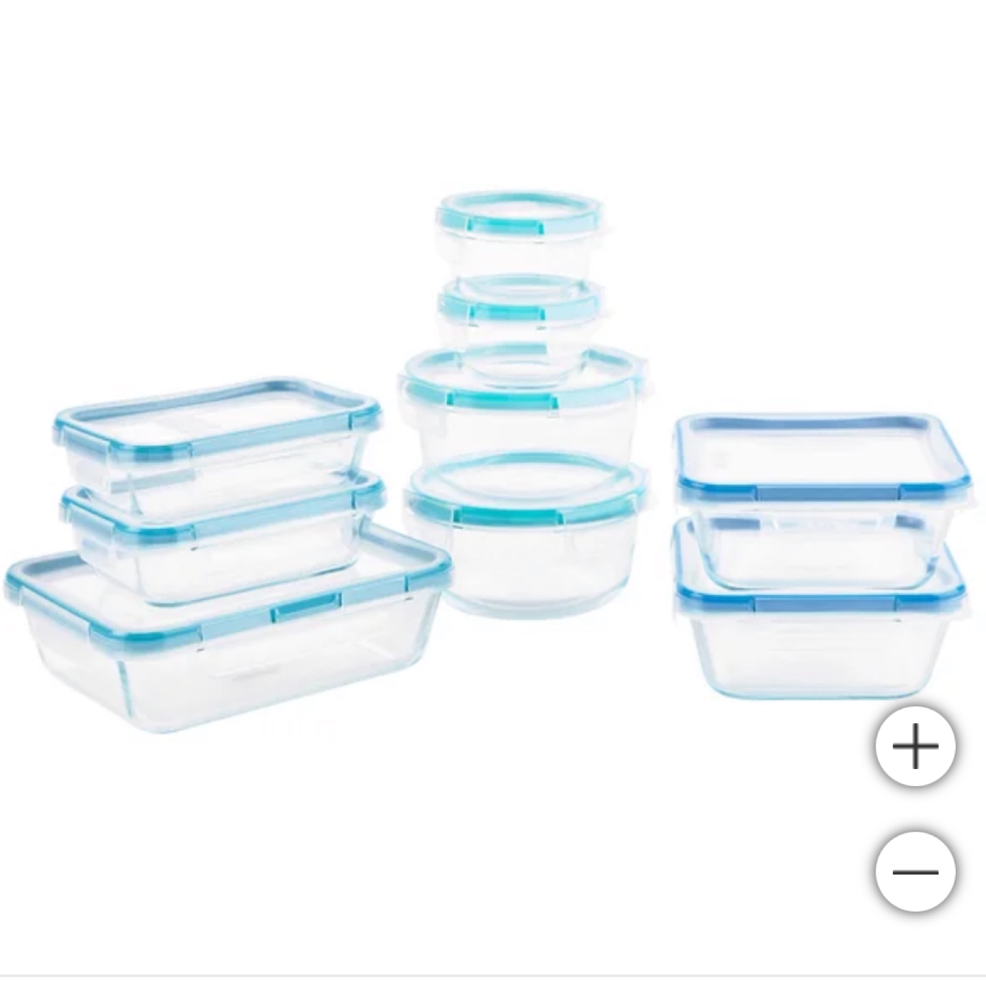 Pyrex Glass Food Storage Container Set with Lids - photo 2