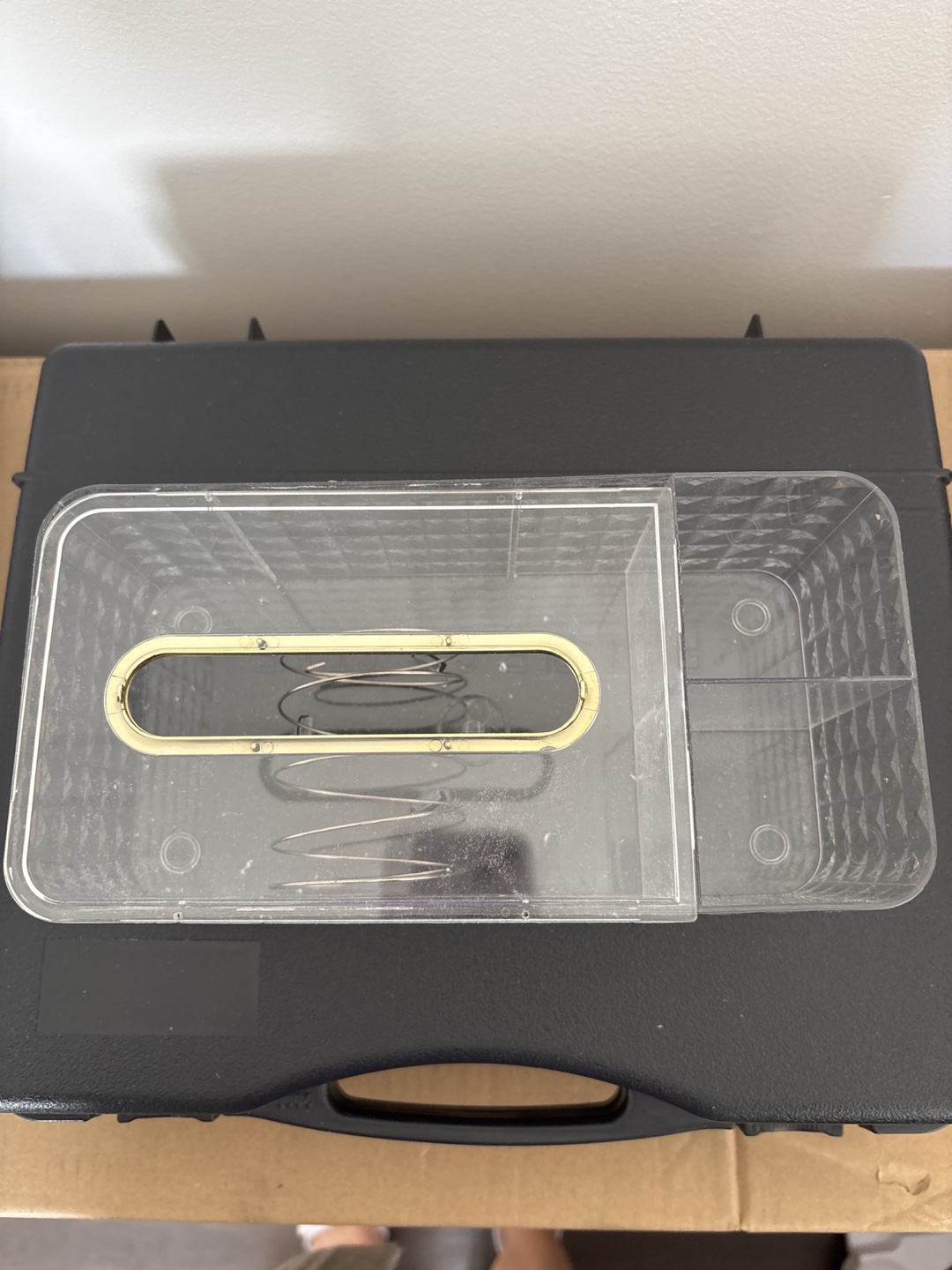 #freecycle Clear Acrylic Tissue Box Holder with Organizer - photo 2